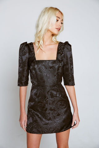 Margot Twilight Jacquard Dress