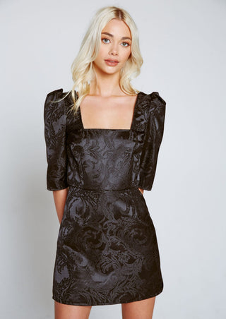 Margot Twilight Jacquard Dress